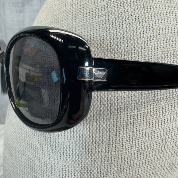 Emporio Armani Womens 9721/S Black Sunglasses Excellent - Picture 12 of 12